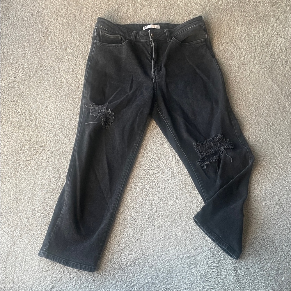 SO Black Denim High Rise Jeans